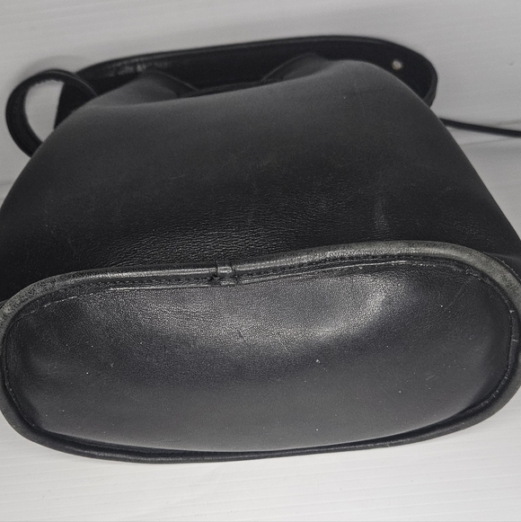 Coach Vintage 9952 Lula "Smith's Legacy" Black Leather Drawstring Bucket Bag - Picture 12 of 16